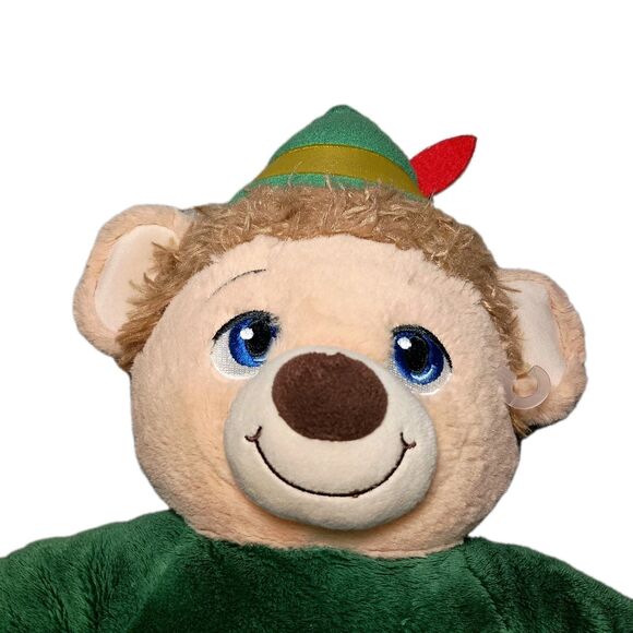 Buddy the Elf Build-a-Bear Stuffed Animal Plush W/ Hat No Shoes Christmas Season - Picture 8 of 16